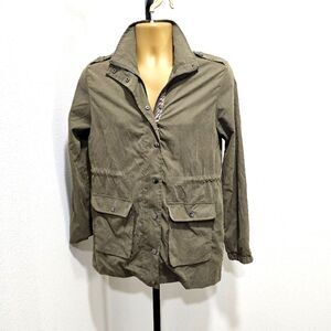 Iris Granola Safari Field Cargo Utility Gorpcore Hiking Jacket Womens S Green